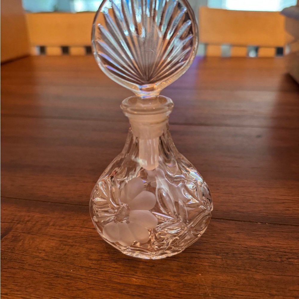 Vintage Princess House-Elegant Crystal Perfume Bottle